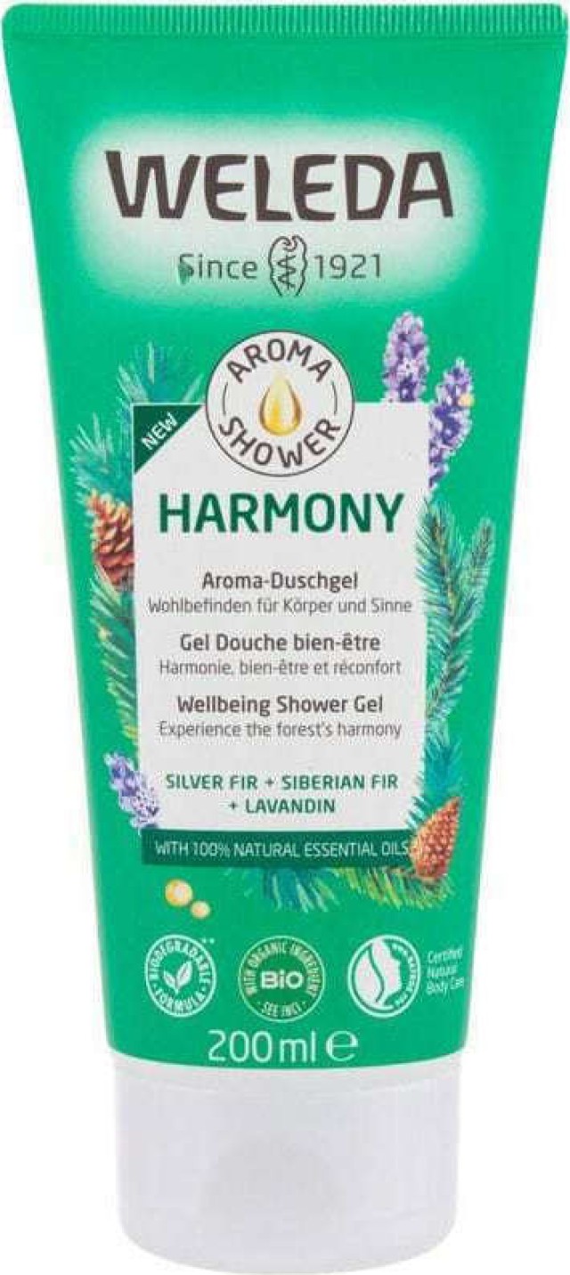 Weleda Aroma Shower Harmony Κρεμοντούς με Λευκή Ελάτη & Λεβαντίνη 200ml