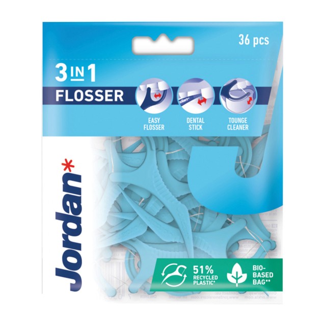 Jordan 3in1 Flosser Οδοντικό Νήμα, Μεσοδόντιο Stick & Αξεσουάρ &hellip;