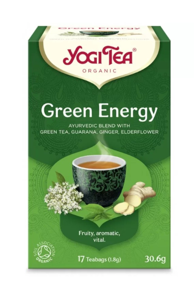 Yogi Tea Green Energy Πράσινο Τσάι για Ενέργεια & Τόνωση 17 Φακελάκια …