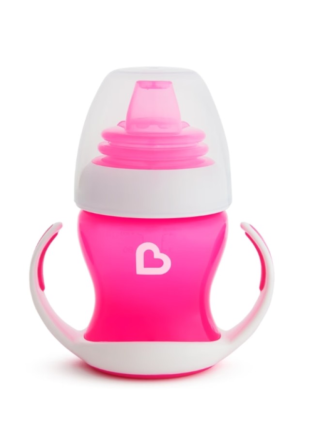 Munchkin Gentle First Cup Ροζ Εκπαιδευτικό Ποτηράκι με Λαβές για 4m+ 1 &hellip;