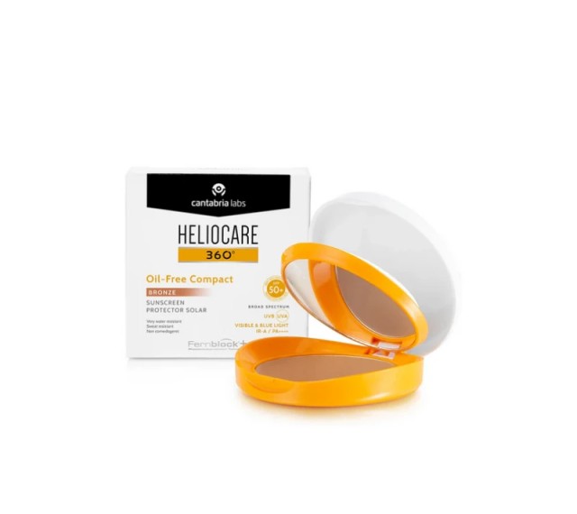 HelioCare 360°Oil-Free Compact SPF50+ Bronze Αντηλιακή Πούδρα Προσώπου …