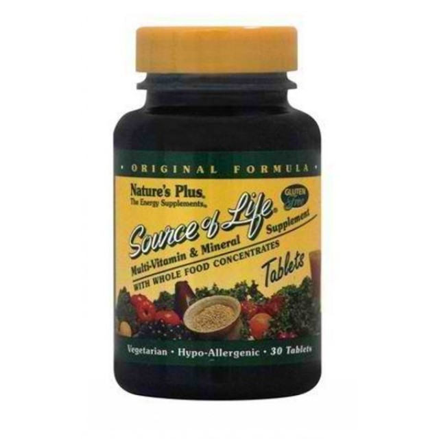 NATURES PLUS SOURCE OF LIFE 30TABLETS