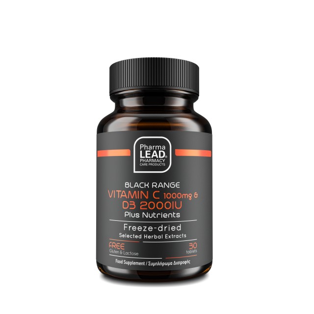 PharmaLead Black Range Vitamin C 1000mg & D3 2000iu Plus Nutrients για … PharmaLead Black Range Vitamin C 1000mg & D3 2000iu Plus Nutrients για …