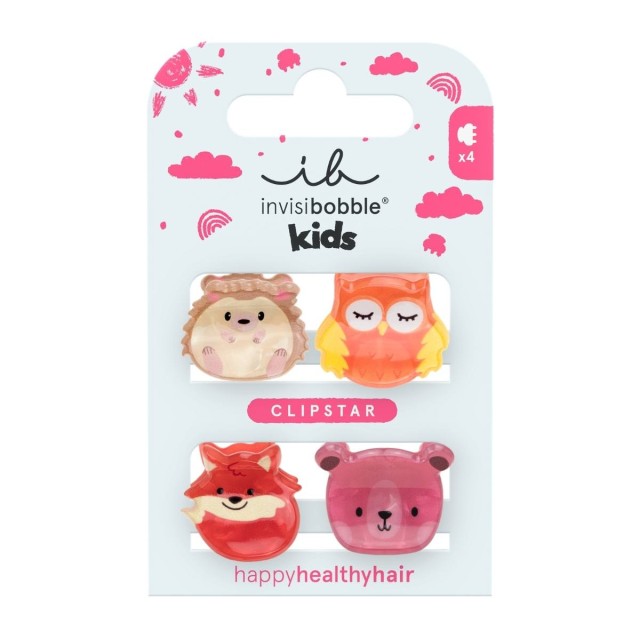 Invisibobble Clipstar Kids Clever Classmates Global Παιδικά Κλιπ με Σχ &hellip;
