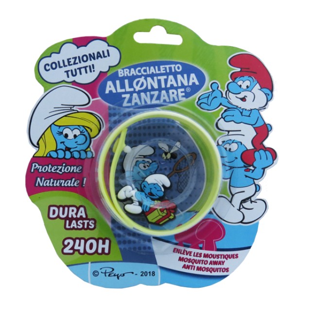 Medico Italian Brand Αντικουνουπικό Παιδικό Βραχιόλι The Smurfs Σε Διάφορους Χρωματισμούς 1 Τεμάχιο