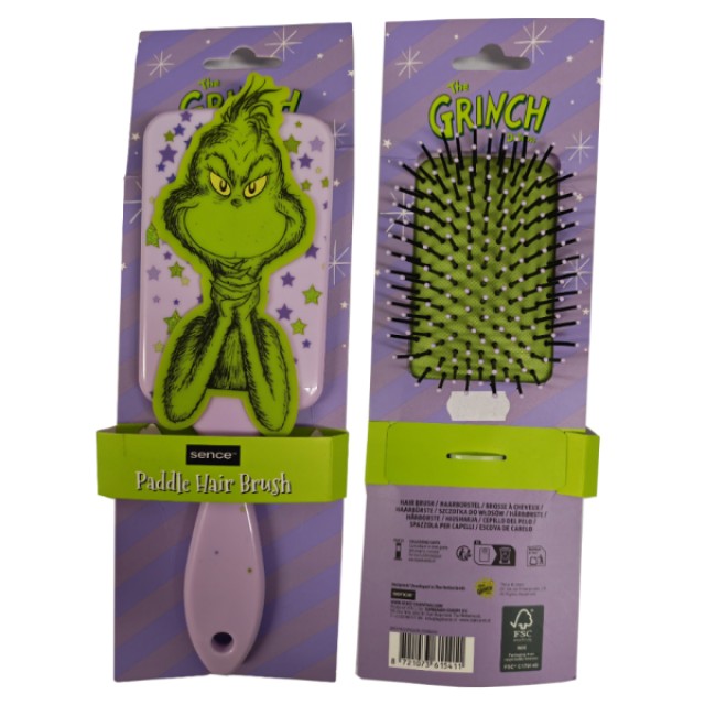 Disney Sence The Grinch Paddle Hair Brush Παιδική Βούρτσα για τα Μαλλι &hellip;