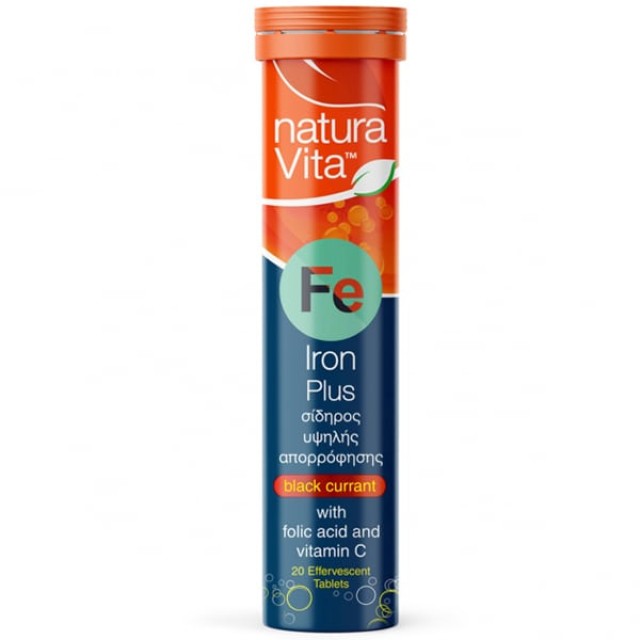 Natura Vita Iron Plus Folic Acid & Vitamin C Συνδυασμός Βιταμίνη C & Φ &hellip;