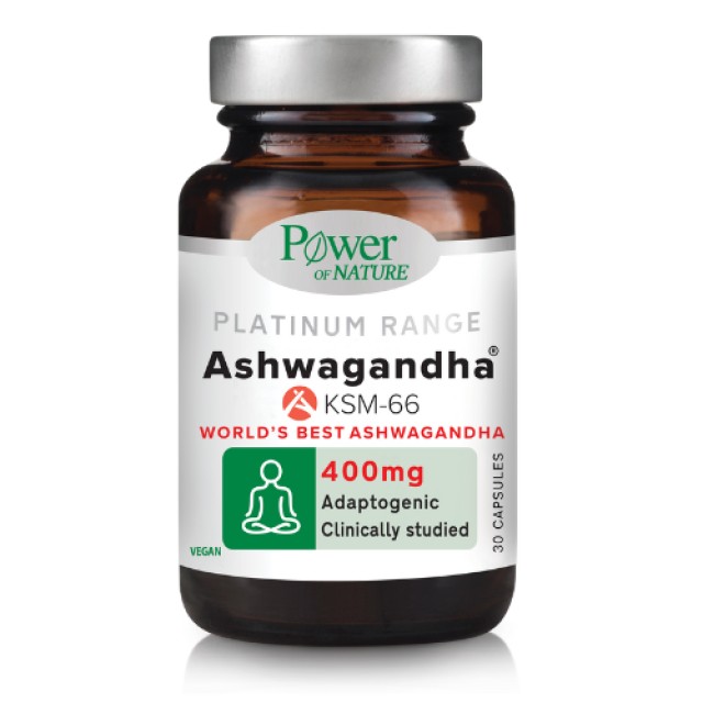 Power Of Nature Platinum Range Ashwagandha 400mg - KSM 66 για Πνευματι &hellip;