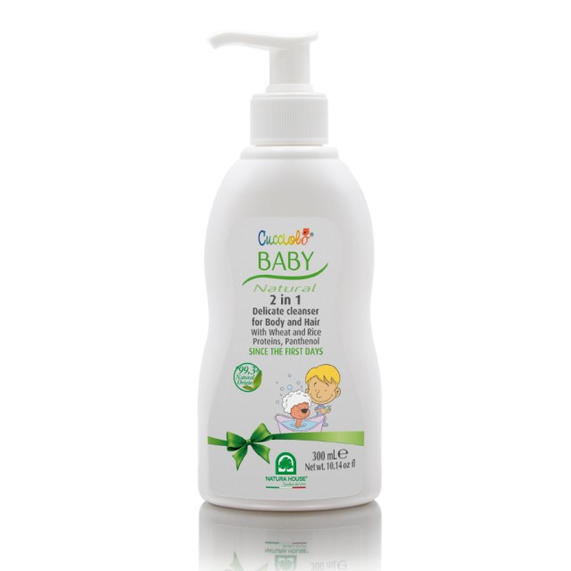 Power Health Cucciolo Baby 2 In 1 Cleanser Body - Hair Απαλό Καθαριστικό για Σώμα και Μαλλιά 300ml