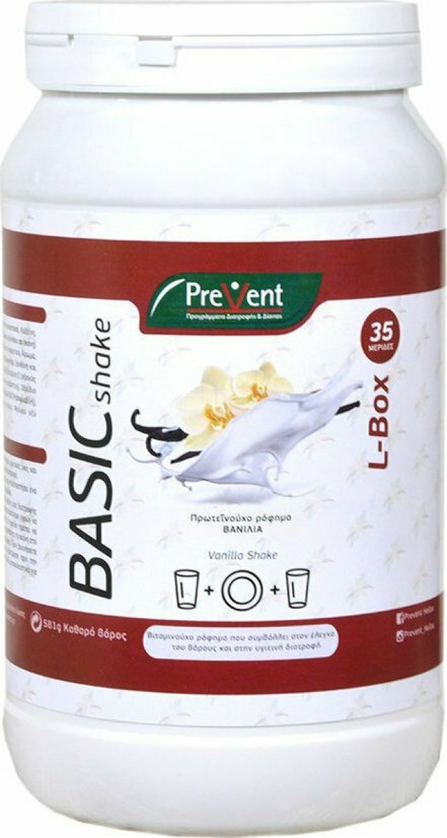 PreVent Basic Shake L-Box Υποκατάστατο Γεύματος με Γεύση Βανίλια για τ …