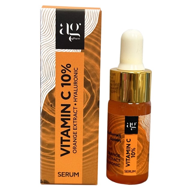 Ag Pharm Vitamin C 10% Serum Ορός Προσώπου Εντατικής Αντιγηραντικής Φρ &hellip;