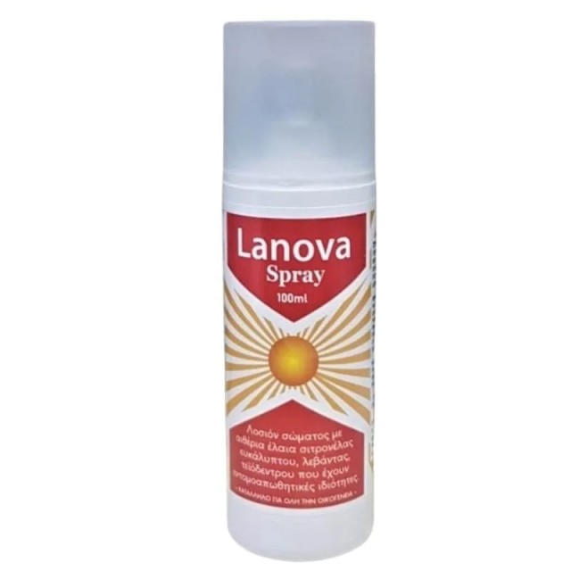 Lanova Spray Εντομοαπωθητική Λοσιόν Σώματος 100ml Lanova Spray Εντομοαπωθητική Λοσιόν Σώματος 100ml