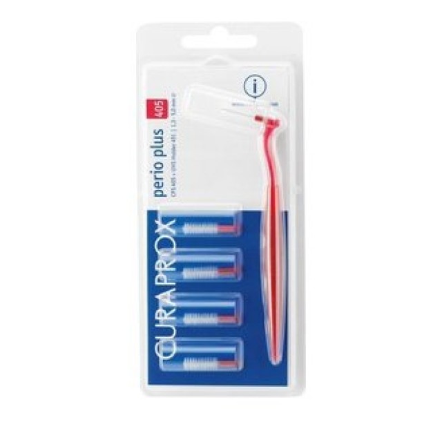 Curaprox Perio Plus 405 Μεσοδόντια Βουρτσάκια [1.3-5.0mm] Κόκκινα, 5τμ …