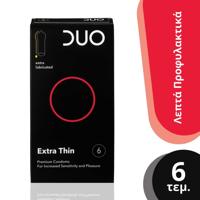 Duo Extra Thin Προφυλακτικά 6 Τεμάχια