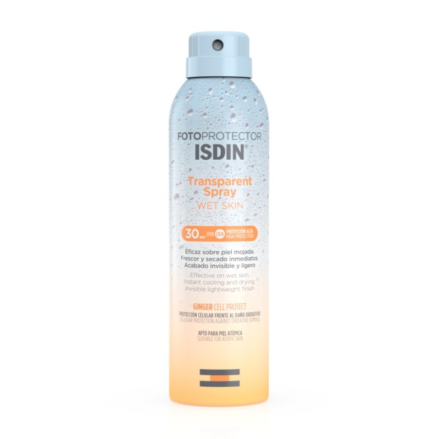 Isdin Fotoprotector Transparent Spray Wet Skin SPF30 Διάφανο Αντηλιακό … Isdin Fotoprotector Transparent Spray Wet Skin SPF30 Διάφανο Αντηλιακό …