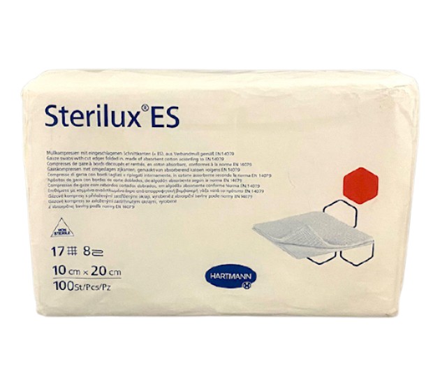 Hartmann Sterilux ES Mη Aποστειρωμένες Γάζες 17 Κλωστών 10x20cm 100 Τε …