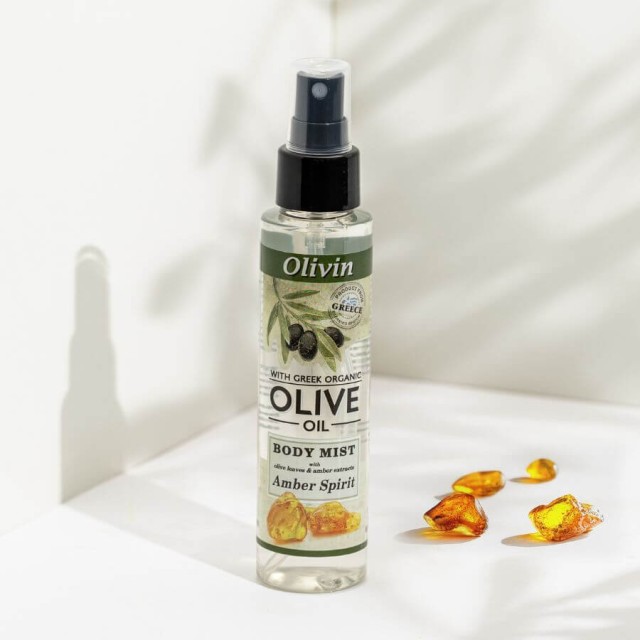 Olivin Amber Spirit Body Ενυδατικό Mist Σώματος Ελιά & Κεχριμπάρι 100m … Olivin Amber Spirit Body Ενυδατικό Mist Σώματος Ελιά & Κεχριμπάρι 100m …