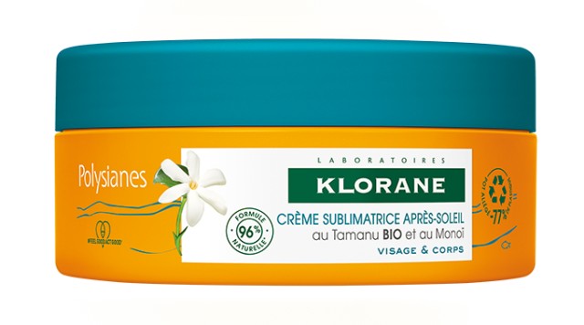 Klorane Polysianes Cream με Tamanu και Monoi After Sun Ενυδατική Κρέμα …