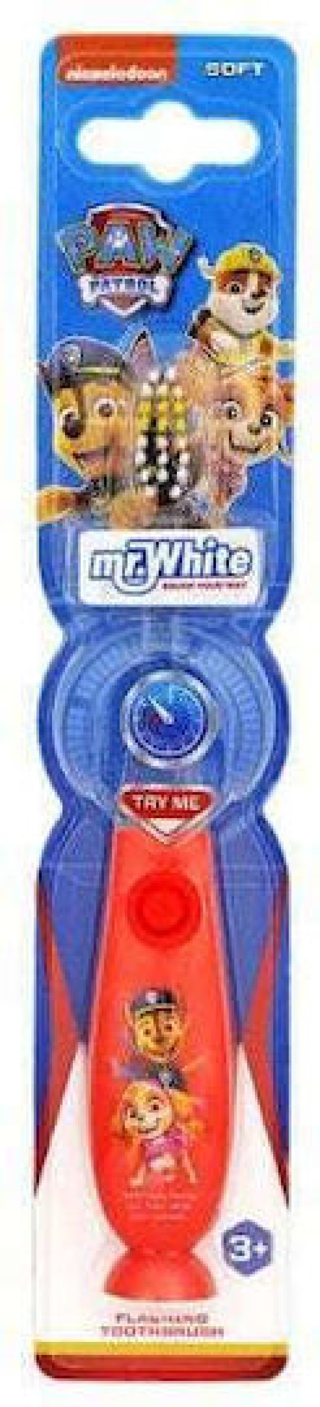 Mr.White Paw Patrol Flashing Soft Παιδική Οδοντόβουρτσα με Χρονόμετρο … Mr.White Paw Patrol Flashing Soft Παιδική Οδοντόβουρτσα με Χρονόμετρο …