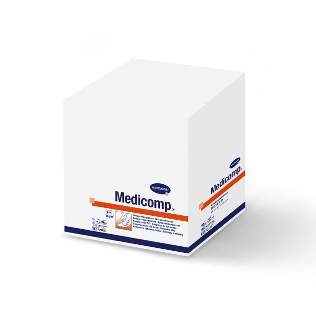 Hartmann Medicomp Μη Αποστειρωμένο Επίθεμα φλις 10x20cm 100τεμ
