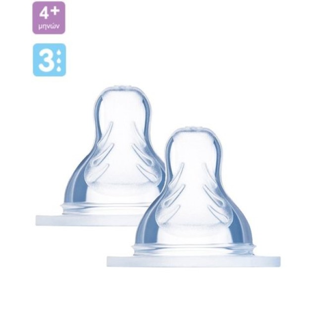 Mam Θηλή Σιλικόνης που Δεν Στάζει Μέγεθος 3  4m+  2 τmx