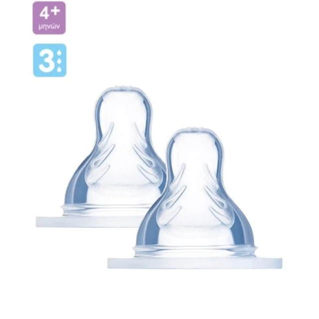 Mam Drip Silicone Nipple Size 3 4m + 2 τmx