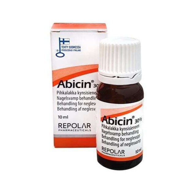 Abicin 30% Nail Lacquer Θεραπεία Μυκητιασικής Λοίμωξης των Νυχιών 10ml