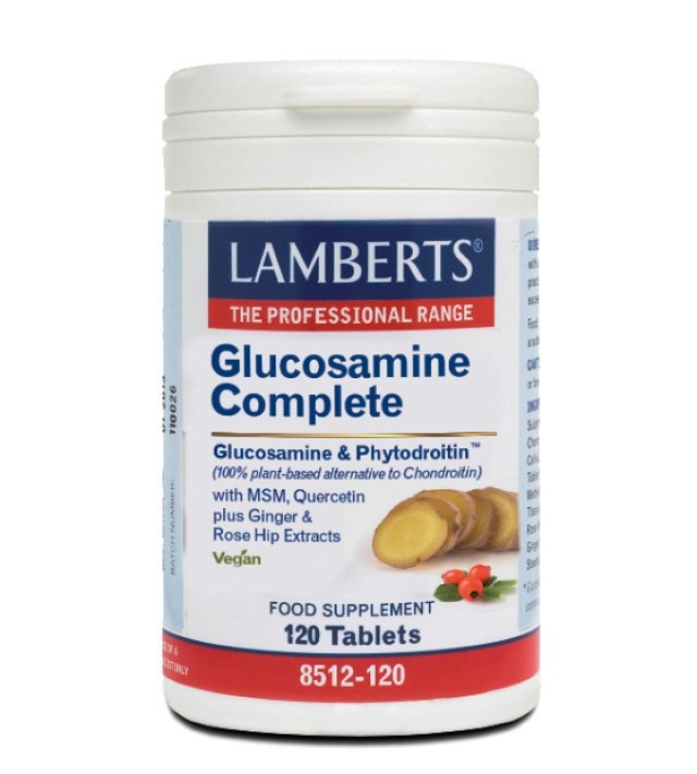 Lamberts Glucosamine & Phytodroitin Complete Vegan Συμπλήρωμα Διατροφής για την Υγεία των Αρθρώσεων 120 Ταμπλέτες
