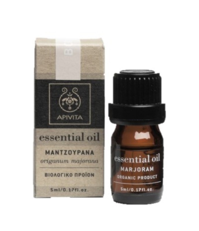 Apivita Essential Oil Marjoram Αιθέριο Έλαιο Ματζουρανα 5ml
