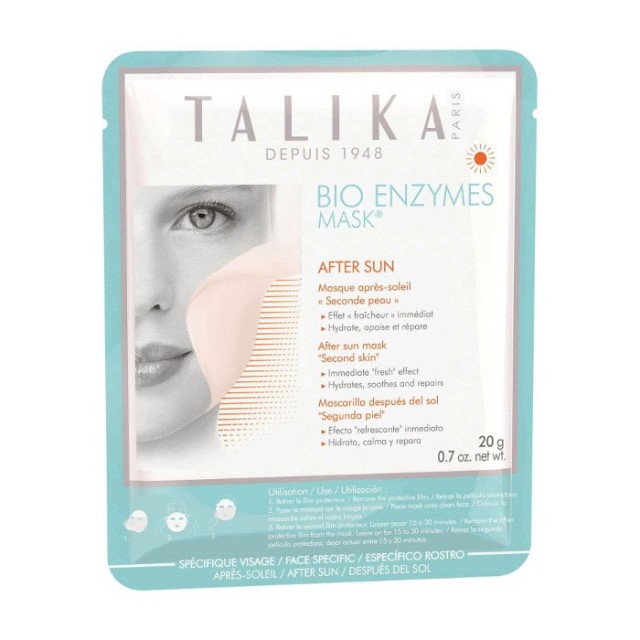 Talika Bio Enzymes Mask After Sun Ενυδατική Μάσκα για Μετά τον Ήλιο 20 … Talika Bio Enzymes Mask After Sun Ενυδατική Μάσκα για Μετά τον Ήλιο 20 …