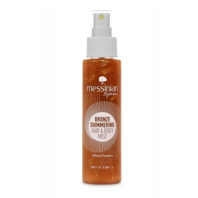 Messinian Spa Bronze Shimmering Hair & Body Ενυδατικό Mist Μαλλιών & Σ …