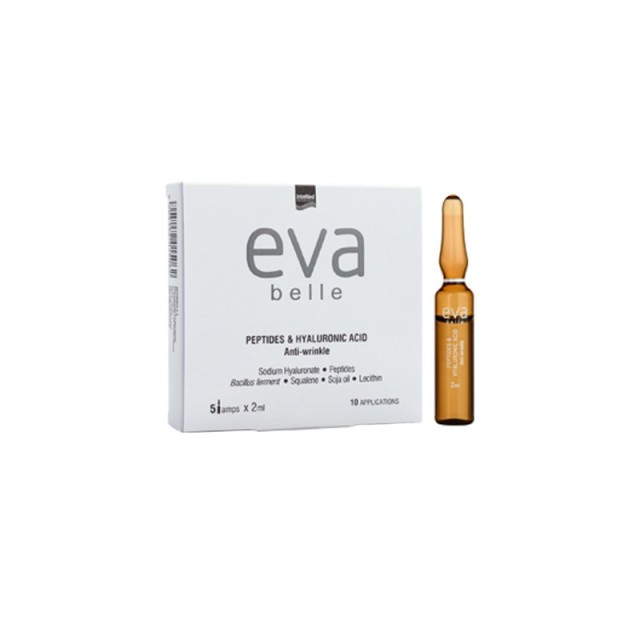 Intermed Eva Belle Peptides & Hyaluronic Acid Αμπούλες με Αντιρυτιδική … Intermed Eva Belle Peptides & Hyaluronic Acid Αμπούλες με Αντιρυτιδική …