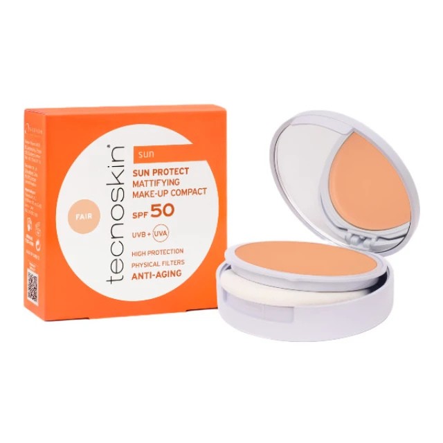 Tecnoskin Sun Protect Mattifying Make up Compact SPF50 Fair Αντηλιακό &hellip;