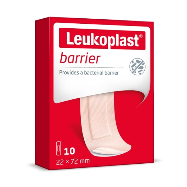 Leukoplast Barrier Αυτοκόλλητα Επιθέματα [22x72mm] 10 Τεμάχια