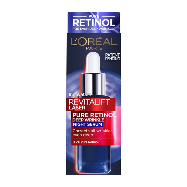 L’Oreal Paris Revitalift Laser Night Serum Ορός Προσώπου Νυκτός με Ρετ …