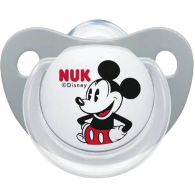 Nuk Trendline Disney Mickey - Minnie Πιπίλα Σιλικόνης με Κρίκο 0-6m+ [10.730.325] 1 Τεμάχιο