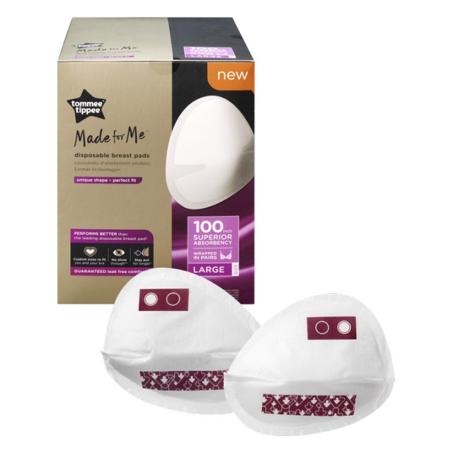 Tommee - Tippee TT Breast Pads Daily Large Επιθέματα Στήθους μίας Χρήσ …
