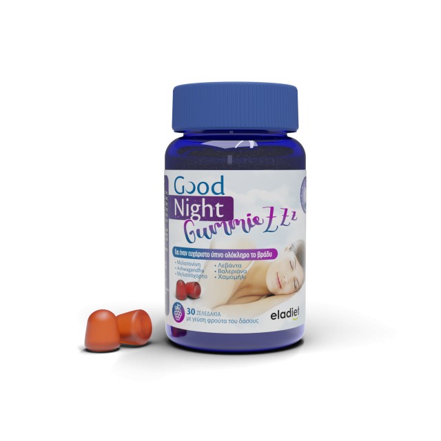 Eladiet Good Night Melatonin Gummiezzzz Μελατονίνη για την Έλευση του …