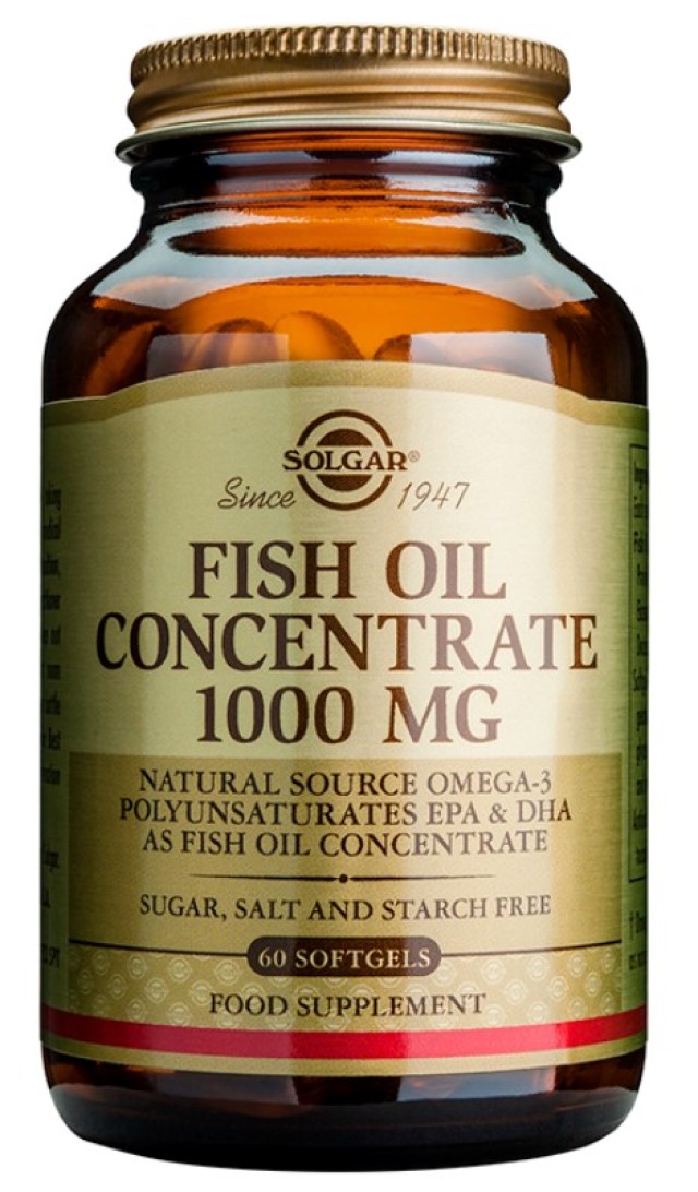 Solgar Fish Oil Concentrate 1000mg Συμπλήρωμα Διατροφής από Συμπυκνωμέ …
