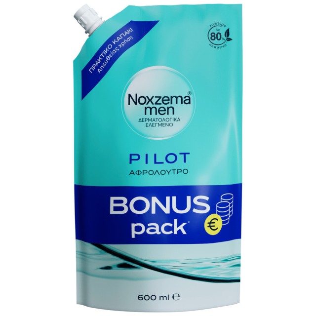 Noxzema Men Pilot Αφρόλουτρο Refill 600ml