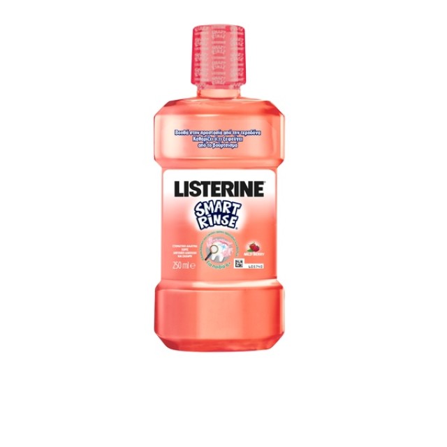 Listerine Kids Mouthwash Smart Rinse Mild Berry 250ml Listerine Kids Mouthwash Smart Rinse Mild Berry 250ml