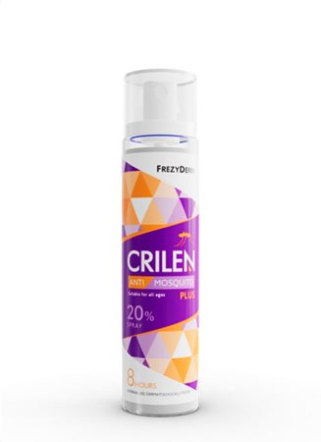 Frezyderm Crilen Anti Mosquito PLUS (20%) Εντομοαπωθητικό Γαλάκτωμα σε Μορφή Spray 100ml