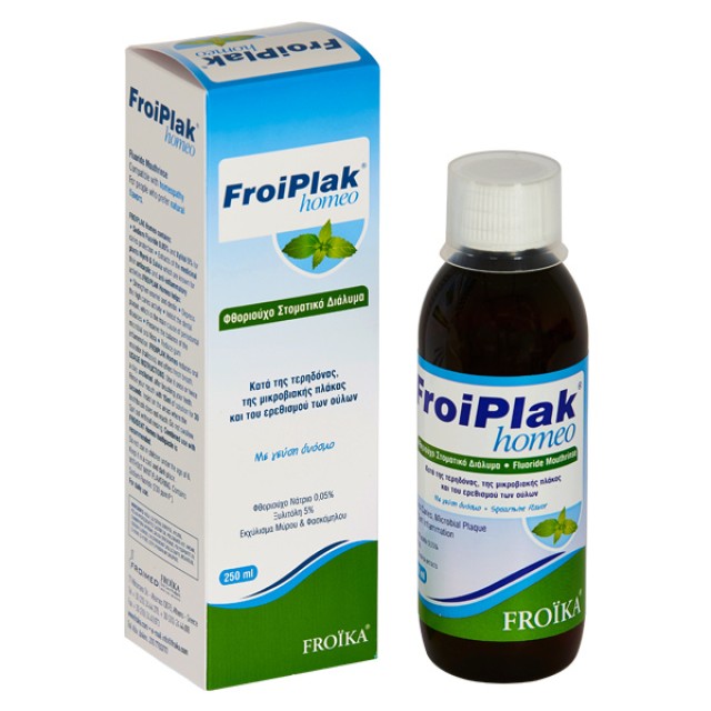 Froika Froiplak Homeo Mouthwash Spearmint Στοματικό Διάλυμα με Γεύση … Froika Froiplak Homeo Mouthwash Spearmint Στοματικό Διάλυμα με Γεύση …