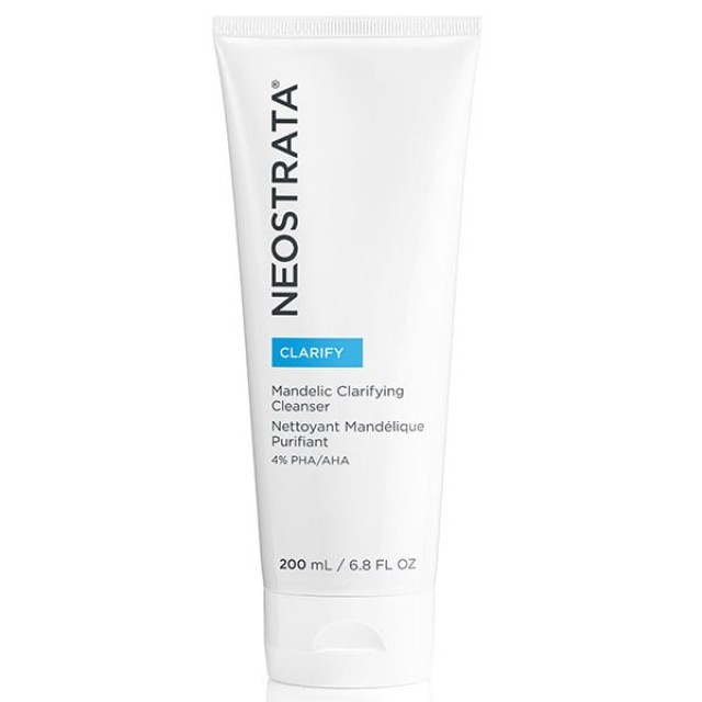 Neostrata Clarify Mandelic Clarifying Cleanser Gel 4% PHA/AHA Αφρίζον Gel Καθαρισμού Προσώπου για Λιπαρό Δέρμα 200ml