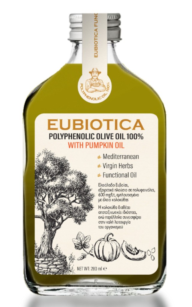 Eubiotica Polyphenolic Olive Oil 100% with Pumpkin Oil Extra Παρθένο Ε … Eubiotica Polyphenolic Olive Oil 100% with Pumpkin Oil Extra Παρθένο Ε …