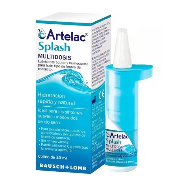 Bausch & Lomb Artelac Splash Multidosis Άμεση Ανακούφιση για τα Ξηρά Μ &hellip;