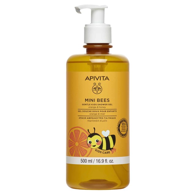 Apivita Mini Bees Kids Απαλό Αφρόλουτρο για Παιδιά Πορτοκάλι & Μέλι 50 &hellip;
