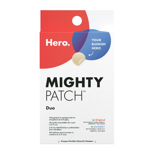 Hero Mighty Patch Duo Επιθέματα για Σπυράκια 12 Τεμάχια Hero Mighty Patch Duo Επιθέματα για Σπυράκια 12 Τεμάχια