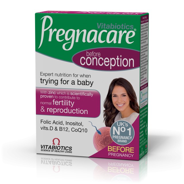 Vitabiotics Pregnacare Before Conception για τις Γυναίκες που Προσπαθούν να Αποκτήσουν Παιδί 30 Δισκία