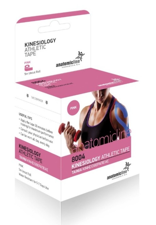 Anatomic Line Kinesiology  ( Kinesio Tape ) Athletic Tape Χρώμα:Ροζ Τα &hellip;